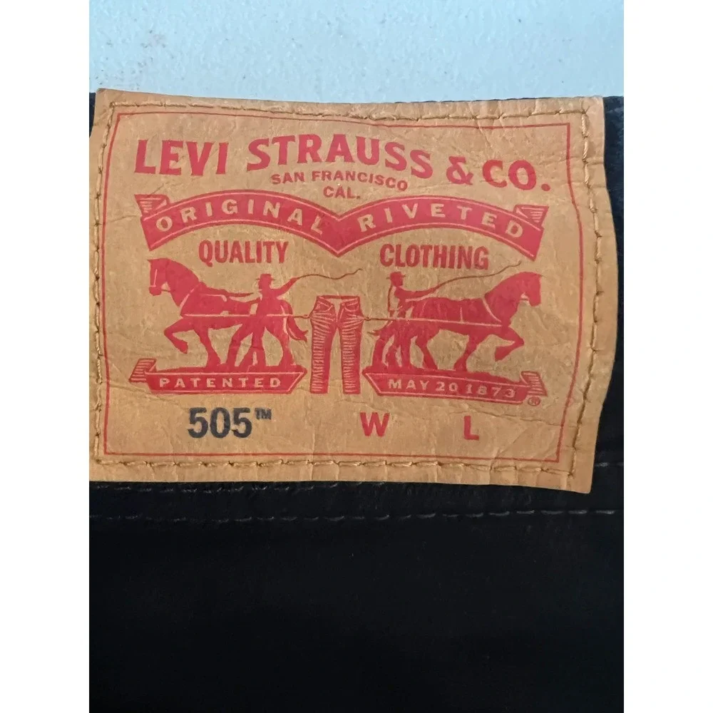 Levi's NEW 46x32 505 Regular Big & Tall Black Jeans NWT